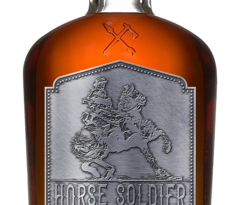 Horse Soldier barrel strength bourbon whiskey bottle